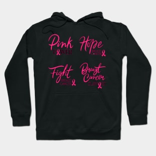 In October We Wear Pink Breast Cancer Awareness Survivor Hoodie